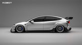Tesla Model 3 Highland / Performance 2024-ON with Aftermarket Parts - Full Complete Kit Carbon Fiber / FRP from Robot Craftsman